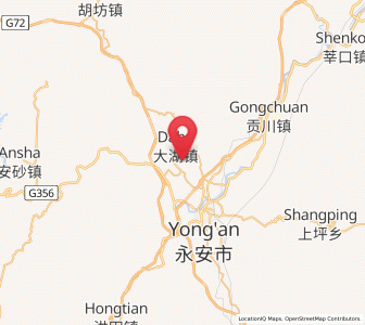 Map of Caoyuan, Fujian