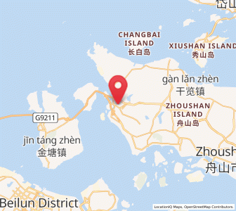 Map of Cengang, Zhejiang