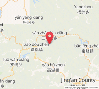 Map of Cengjia, Jiangxi