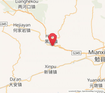Map of Chadian, Shaanxi
