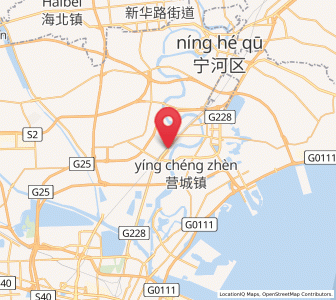 Map of Chadian, Tianjin