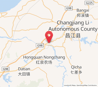 Map of Chahe, Hainan