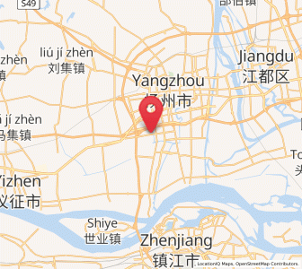 Map of Chahe, Jiangsu