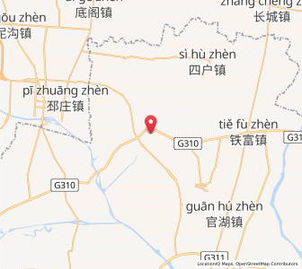 Map of Chahe, Jiangsu