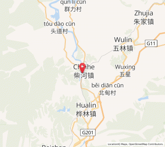 Map of Chaihe, Heilongjiang