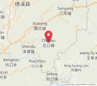 Map of Chakou, Anhui