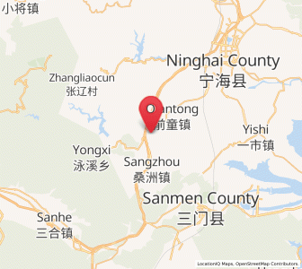 Map of Chalu, Zhejiang