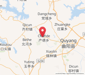 Map of Chande, Hebei