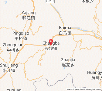 Map of Changba, Chongqing