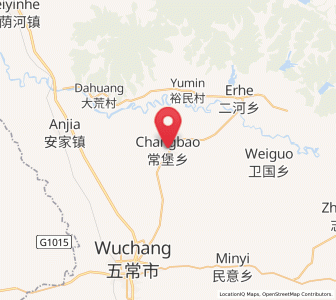 Map of Changbao, Heilongjiang