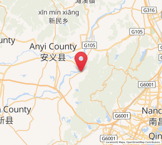 Map of Changbu, Jiangxi