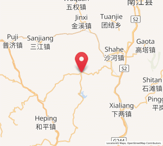 Map of Changchi, Sichuan