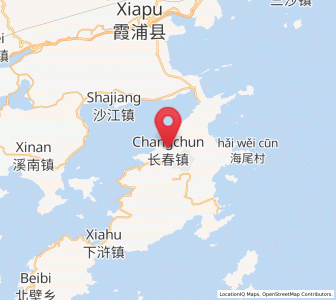 Map of Changchun, Fujian