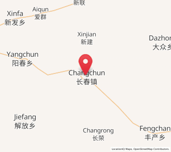 Map of Changchun, Heilongjiang