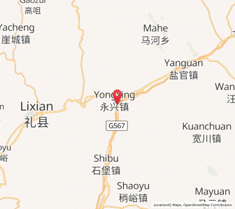 Map of Changdao, Gansu
