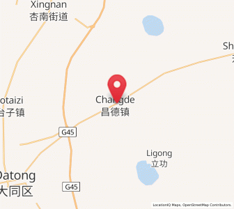 Map of Changde, Heilongjiang