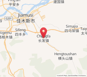 Map of Changfa, Heilongjiang
