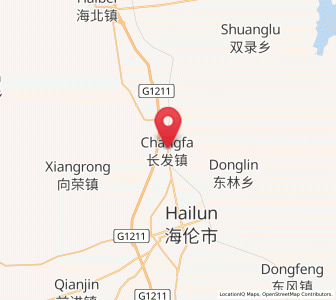 Map of Changfa, Heilongjiang
