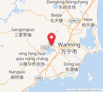 Map of Changfeng, Hainan