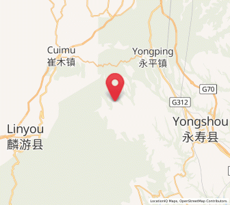 Map of Changfeng, Shaanxi