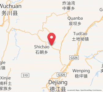 Map of Changfeng, Guizhou