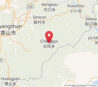 Map of Changgai, Anhui