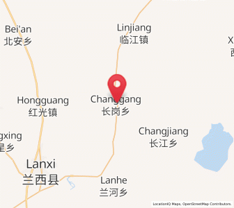 Map of Changgang, Heilongjiang