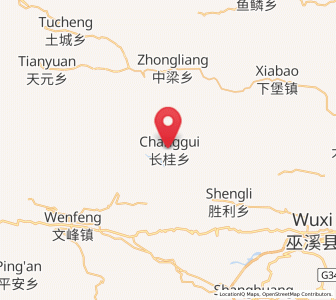 Map of Changgui, Chongqing