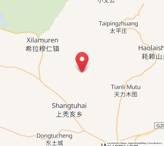 Map of Changhan Mutai, Inner Mongolia