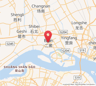 Map of Changjiang, Jiangsu