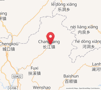 Map of Changjiang, Guangdong