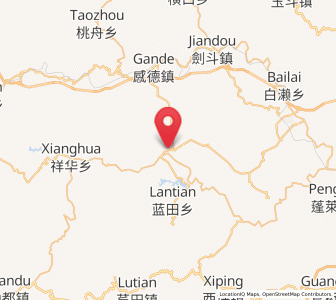 Map of Changkeng, Fujian