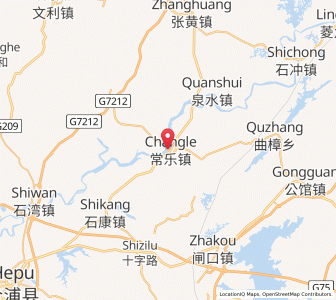 Map of Changle, Guangxi