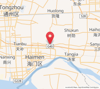 Map of Changle, Jiangsu