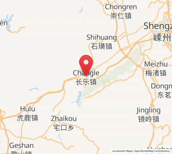 Map of Changle, Zhejiang