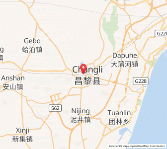 Map of Changli, Hebei