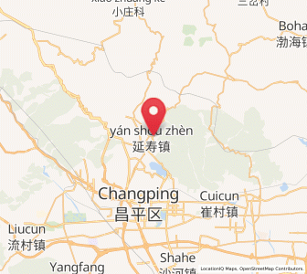 Map of Changling, Beijing