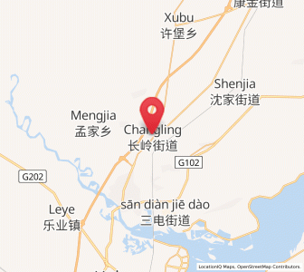 Map of Changling, Heilongjiang