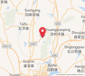 Map of Changlinggang, Hunan