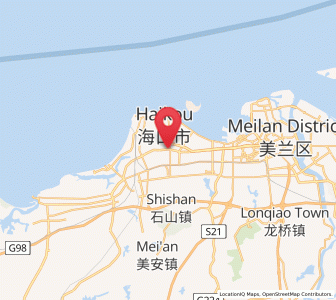 Map of Changliu, Hainan