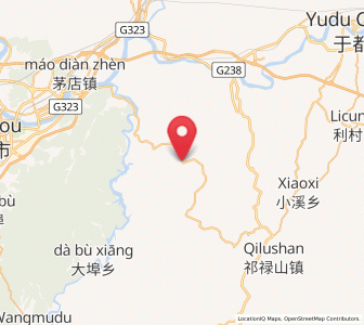 Map of Changluo, Jiangxi