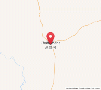 Map of Changmahe, Qinghai