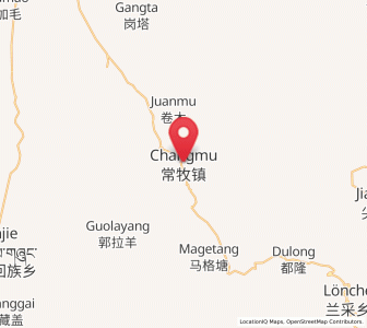 Map of Changmu, Qinghai