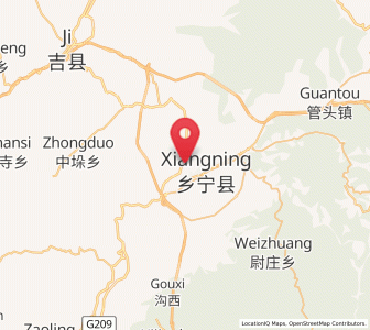 Map of Changning, Shanxi