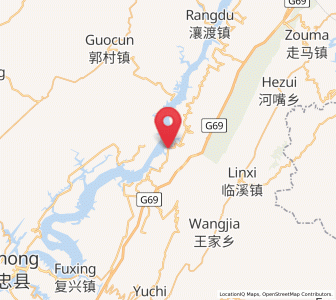 Map of Changping, Chongqing