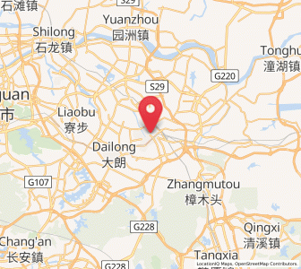 Map of Changping, Guangdong