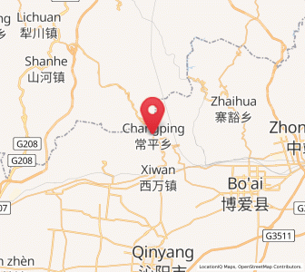 Map of Changping, Henan