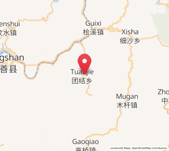 Map of Changping, Yunnan