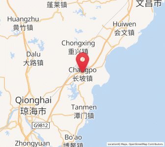 Map of Changpo, Hainan