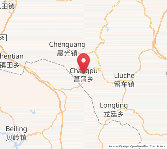 Map of Changpu, Jiangxi